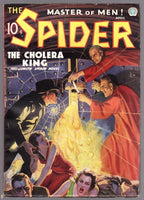The Spider" April 1936 John Newton Howitt Cvr, Doc Turner, Ed Race - Pulp