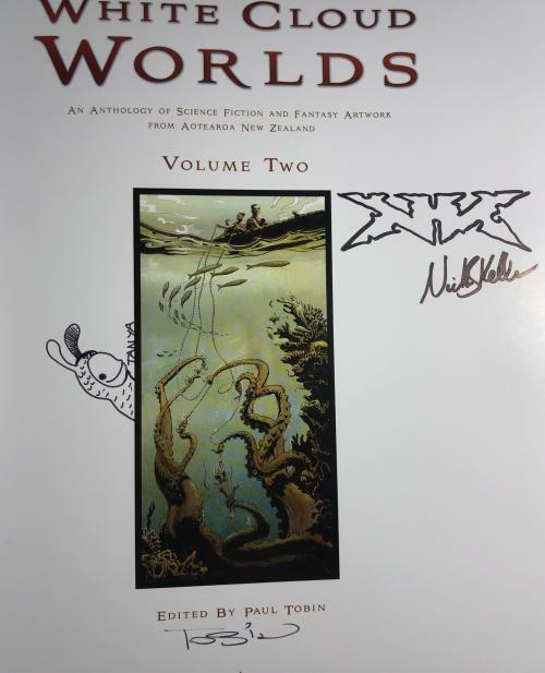 White Cloud Worlds: Volume Two by Paul Tobin (editor) First Edition Signed