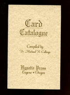 Cardography by Orson Scott Card (Signed) First Edition