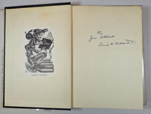 The Solitary Hunters; The Abyss by David H. Keller (First Edition) Signed