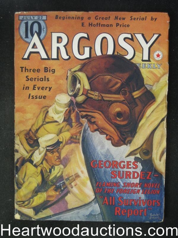 Argosy July  27,  1940 Belarski Foreign Legion Cover, EH Price