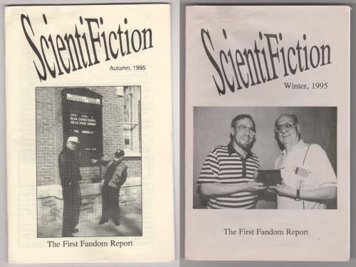 ScientiFiction 1995 All 4 Issues First Fandom Sci-fi Fanzine (1st) Korshak's