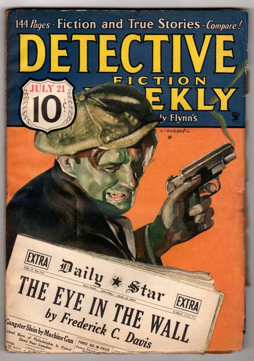 Detective Fiction Weekly Jul 21, 1934 Gangster Cvr