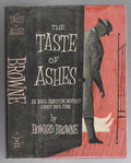The Taste of Ashes by Howard Browne (First Edition) Adrian  Goldstone Bkplate