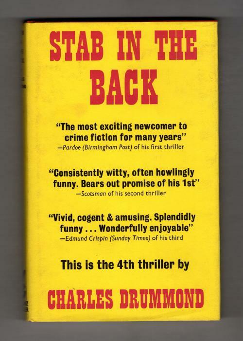 Stab in the Back by Charles Drummond (First UK Edition) Gollancz File Copy