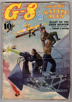G-8 Battle Aces Sep 1937 Oriental Menace Cover - Pulp
