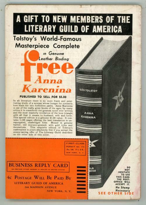 The Golden Book Magazine Jan 1935 Pulp Lord Dunsany; Thomas Mann