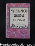Miscellaneous Writings by S. T. Joshi