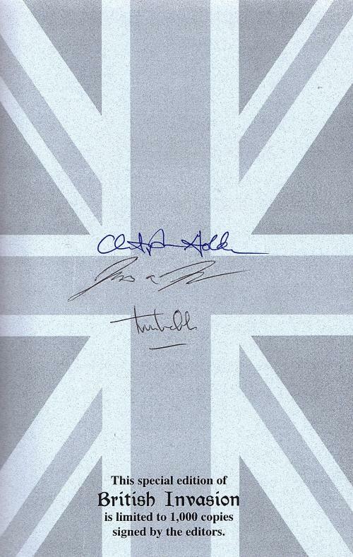 British Invasion by Christopher Golden (Limited Edition) Signed