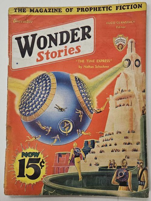 Wonder Stories Dec 1932 Frank R. Paul Cvr; Laurence Manning; Schachner