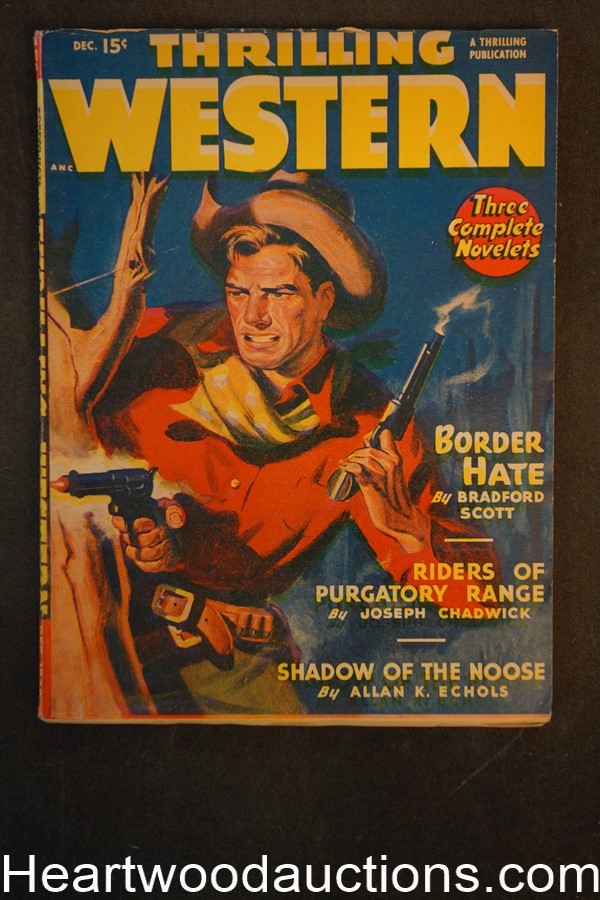 Thrilling Western Dec 1948 Johnston McCulley, Bradford Scott, Joseph Chadwick, A