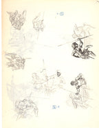 Roy G. Krenkel Original Art - (Sparring Men) Double Sided