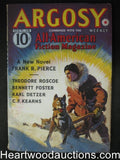 Argosy Oct 15, 1938 Awesome Belarski Cvr, 1st Horatio Hornblower - High Grade