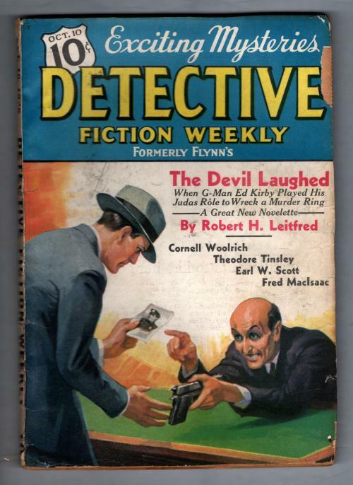 Detective Fiction Weekly Oct 10, 1936 Cornell Woolrich