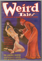 Weird Tales Mar 1936 Brundage bondage whipping Cvr; RE Howard - Pulp