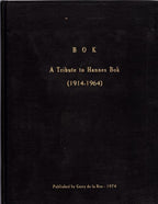 Bok A Tribute to Hannes Bok by Gerry de la Ree (Limited First Edition) Signed