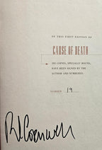 Cause of Death by Patricia Cornwell (Limited Edition) Signed