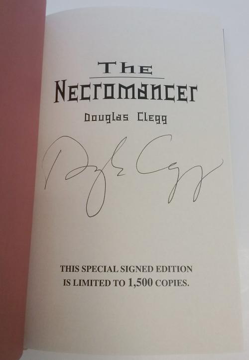 The Necromancer by Douglas Clegg (Limited Edition) Signed