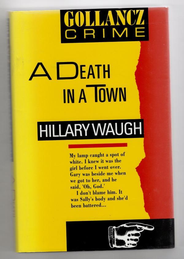 A Death in a Town by Hillary Waugh (First Edition) Publisher's File Copy
