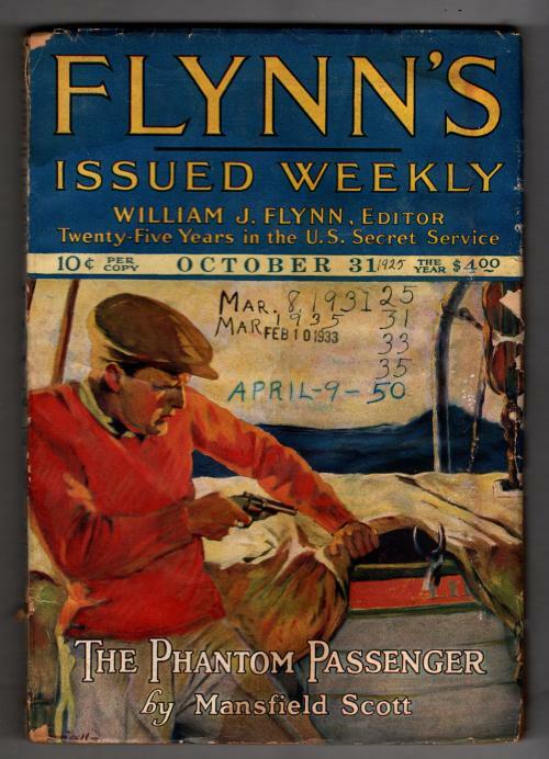 Flynn's Oct 31 1925 Pulp J.S. Fletcher