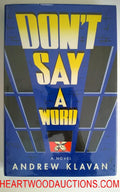 Don't Say A Word by Andrew Klavan FIRST