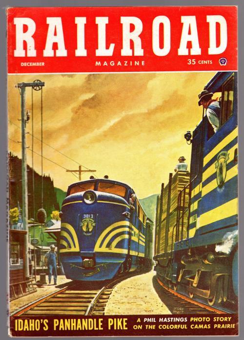 Railroad Magazine Dec 1952 Herb Mott Cvr; Harry Hiller