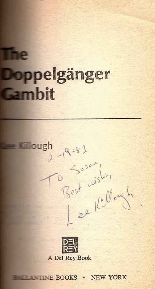 The Doppelganger Gambit by Lee Killough (First Edition) Signed