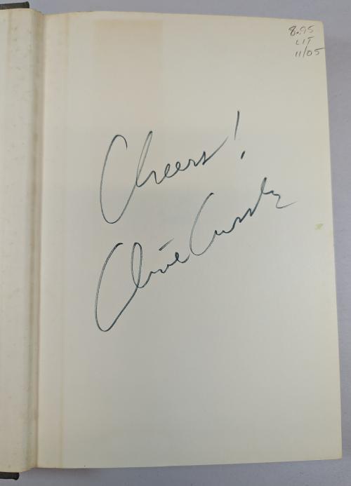 Vixen 03 by Clive Cussler (First Edition) Signed