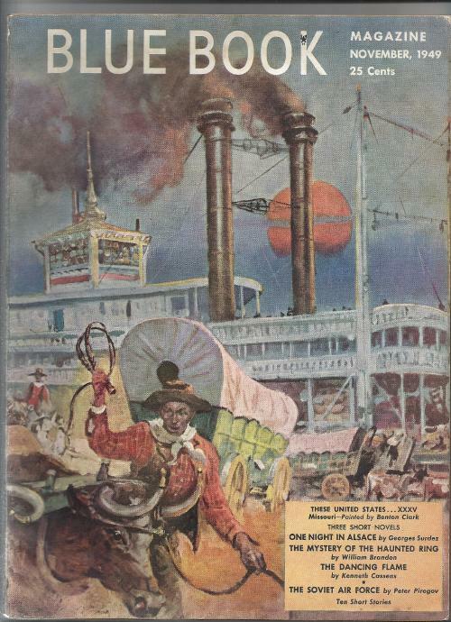Blue Book Nov 1949 Fall Clark Cvr; Worts; Surdez; Cassens; Brandon; Gresham