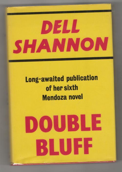 Double Bluff by Dell Shannon (First UK) Gollancz Vintage Detection File Copy