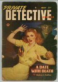 Private Detective May 1948 Robert Leslie Bellum, Norman A. Daniels - Pulp