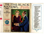 The Black Owl by Wm. Le Queux (Hubin Listed) Abbey Cvr, Ward File Copy