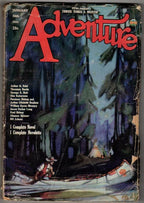 Adventure Jan 30 1925 Pulp F. Eltonhead Cvr; Thomson Burtis; Arthur O. Friel