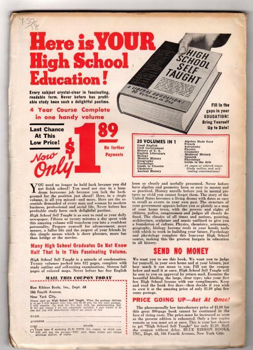 Detective Fiction Weekly" August 20 1938 Male Wild