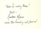 Burn by Jonathan Lyons (First Edition) Signed Presentation Copy