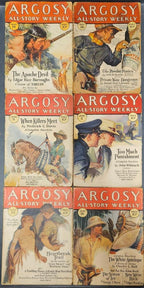 Complete Serial Burroughs The Apache Devil Argosy May - June 1928 - Pulp
