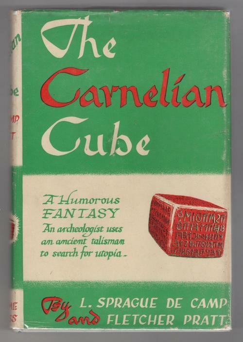 The Carnelian Cube by L. Sprague de Camp (First Edition) Signed