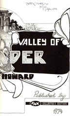 The Lost Valley of Iskander by Robert E. Howard (FAX Collectors Edition) Signed