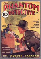Phantom Detective Jan 1937 Robert Wallace, Will Sandmann - Pulp