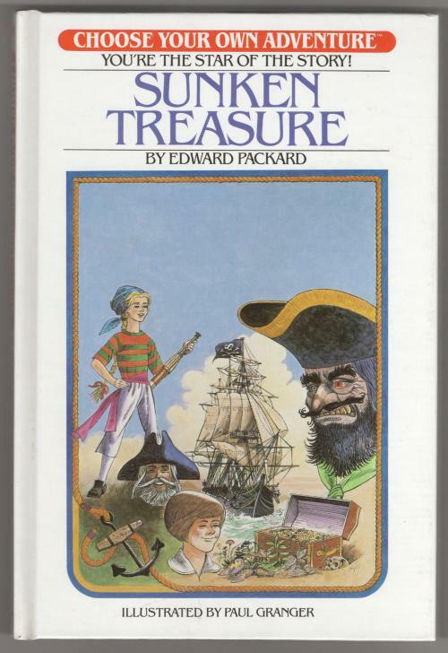 Sunken Treasure by Edward Packard (First Edition)