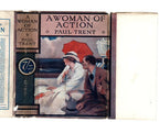A Woman of Action by Paul Trent (First Edition) Ward File Copy