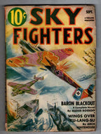 Sky Fighters Sep 1941 Pulp Alexis Rossoff; Arch Whitehouse; Joe Archibald