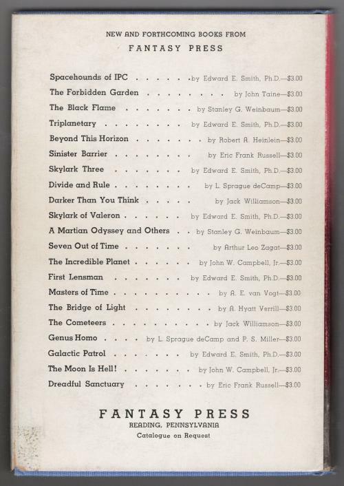 Masters of Time by A. E. van Vogt (First Edition) Edd Cartier