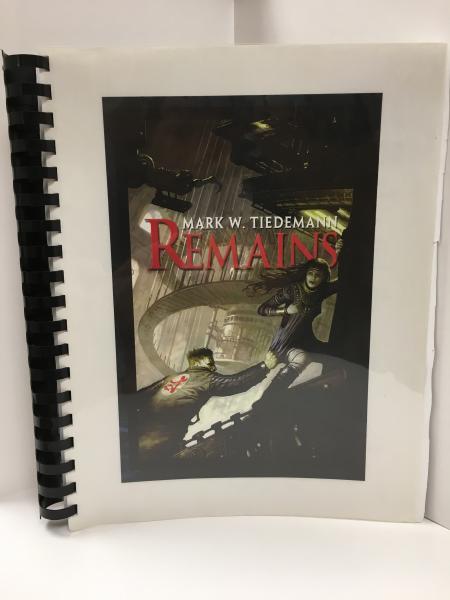 Remains by Mark W. Tiedemann (First Edition) ARC / Advance Review Copy