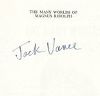 The Many Worlds of Magnus Ridolph by Jack Vance SIGNED FIRST