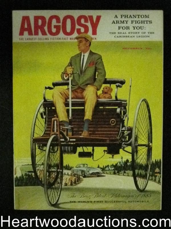 "Argosy" November 1957  1st Mercedes 1885 cvr - High Grade