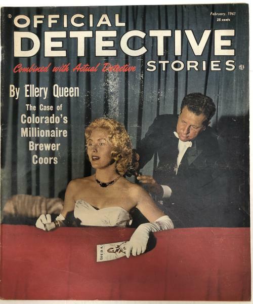 Official Detective Stories February 1961 Ellery Queen