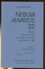 Nebula Awards 22 Edited by George Zebrowski (First Edition) Signed