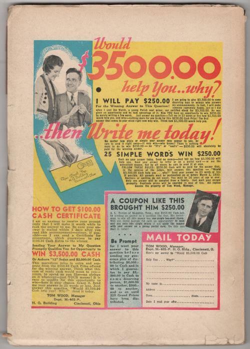 Argosy December 17 1932 Paul Stahr Cvr; Erle Stanley Gardner; Max Brand
