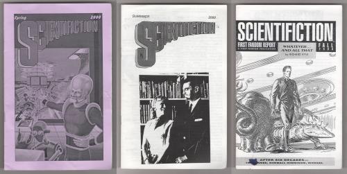 ScientiFiction 2000 First Fandom 3 Issues Sci-fi Fanzine (1st) Korshak's Copy